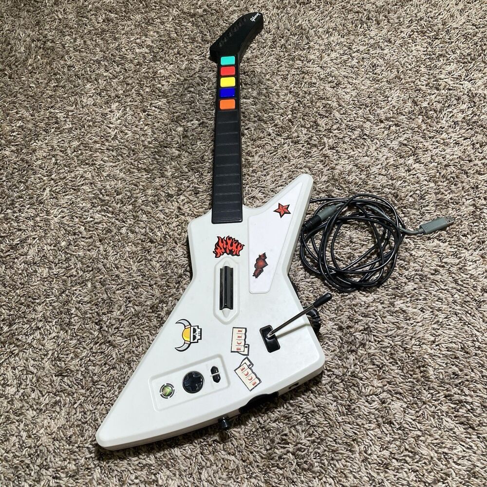 Guitar Hero Xbox 360 X Xplorer Wired Controller RedOctane with Breakaway Cord